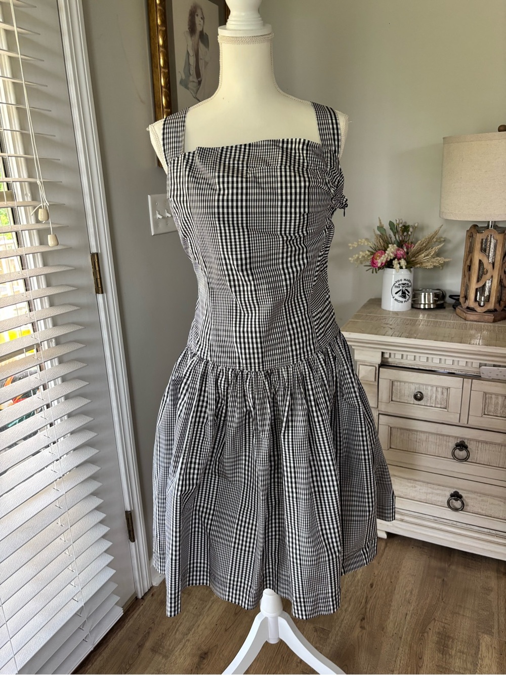 Vivienne Westwood Anglomania gingham corset mini dress size 44